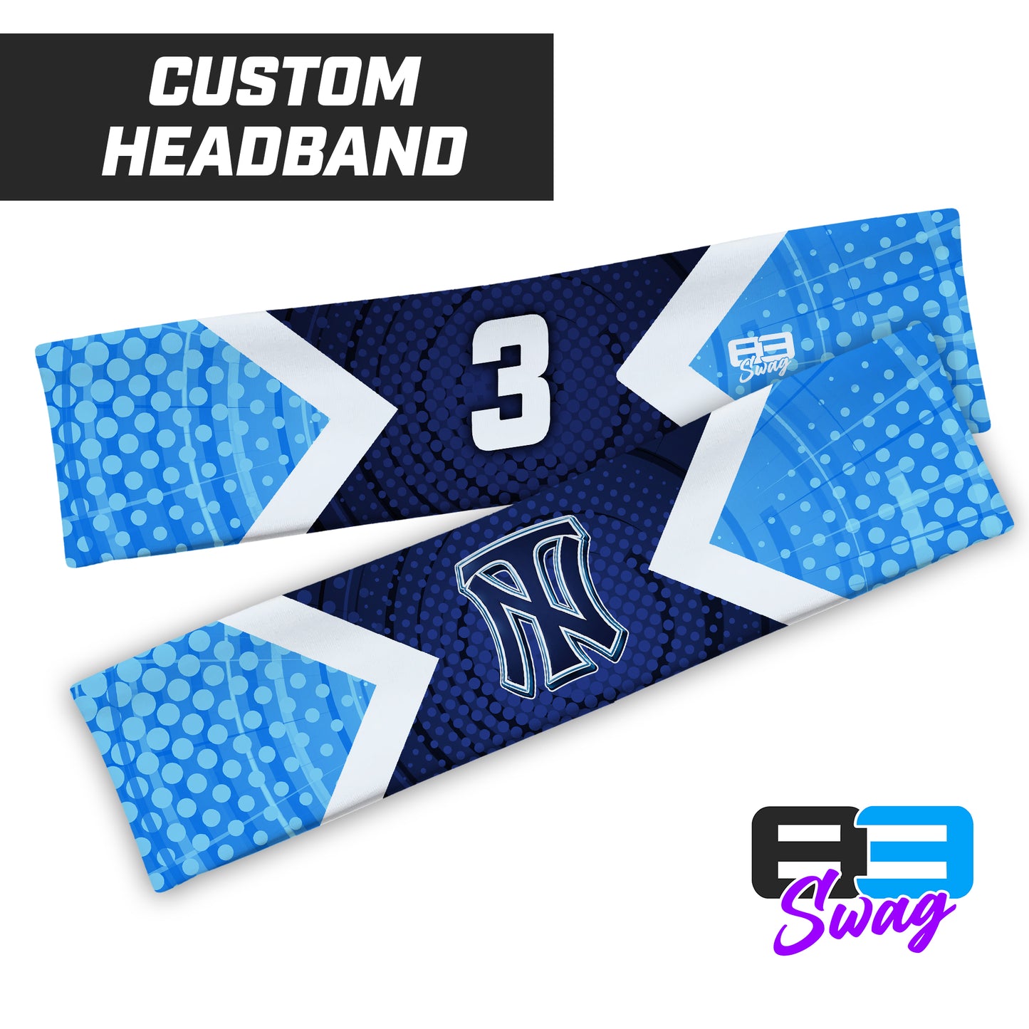 CUSTOM - Sports Headband - Top Notch Baseball