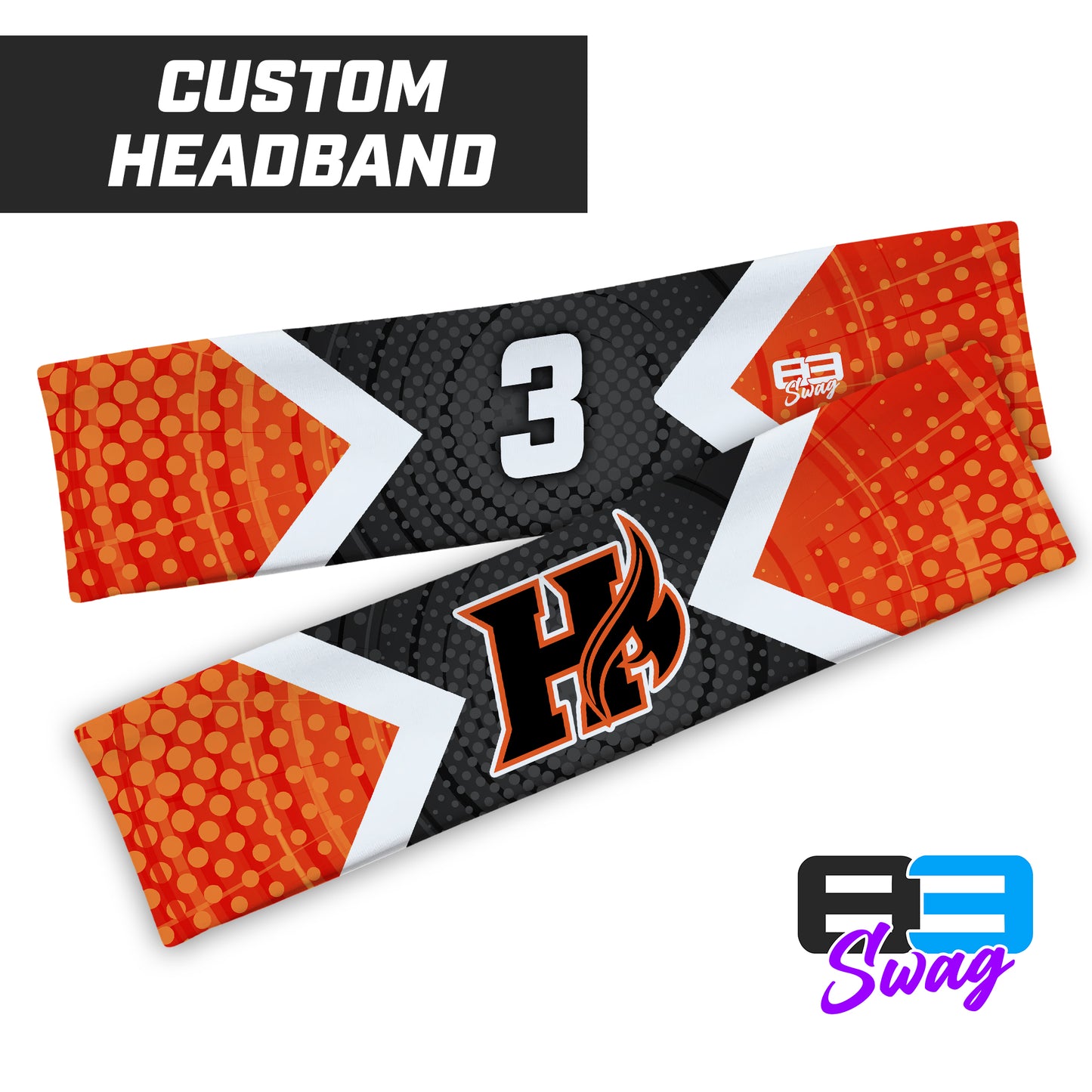 CUSTOM - Sports Headband - Harrisburg Heat Softball