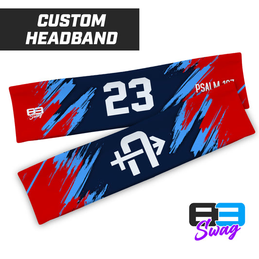 CUSTOM - Sports Headband - Arrows Baseball