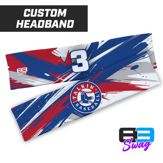 CUSTOM - Sports Headband - Talkin Baseball