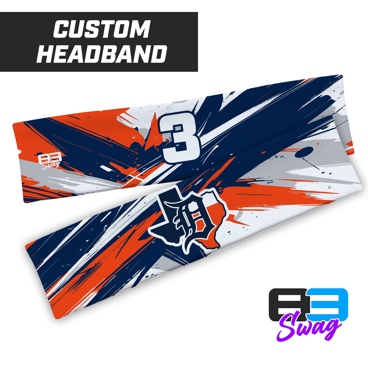 Headband - Dallas Tigers Baseball v.26
