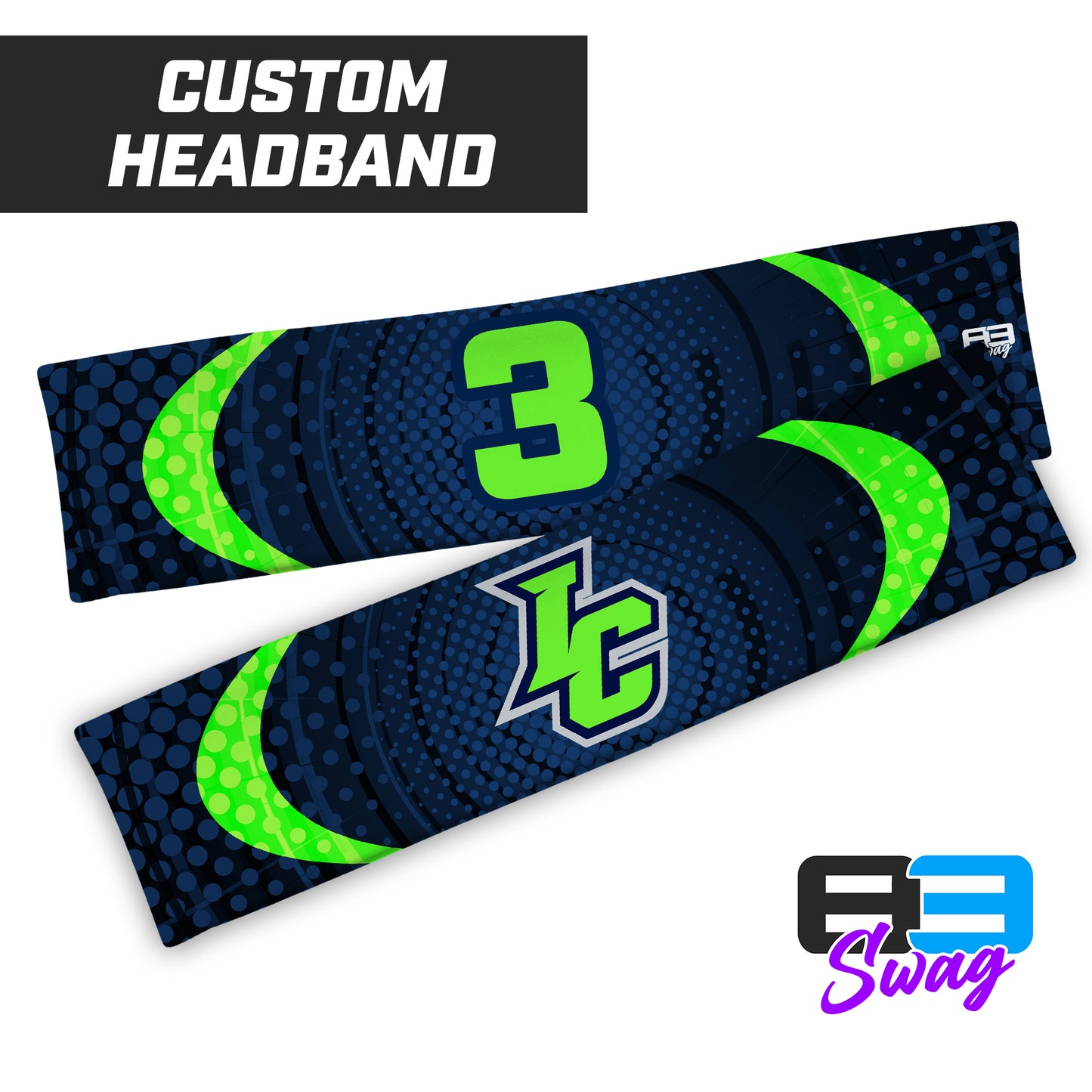 CUSTOM - Sports Headband - Indy Clutch Baseball