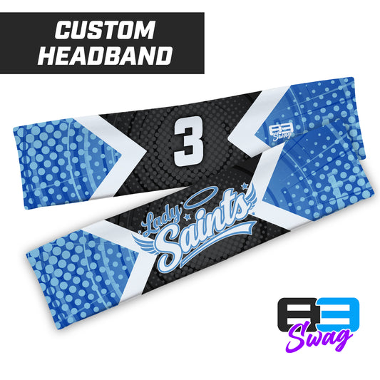 CUSTOM - Sports Headband - Lady Saints Softball