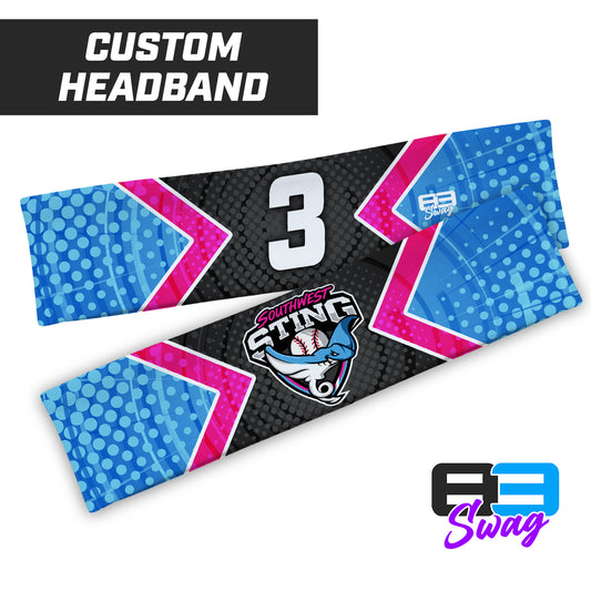 CUSTOM - Sports Headband - Southwest Sting Baseball