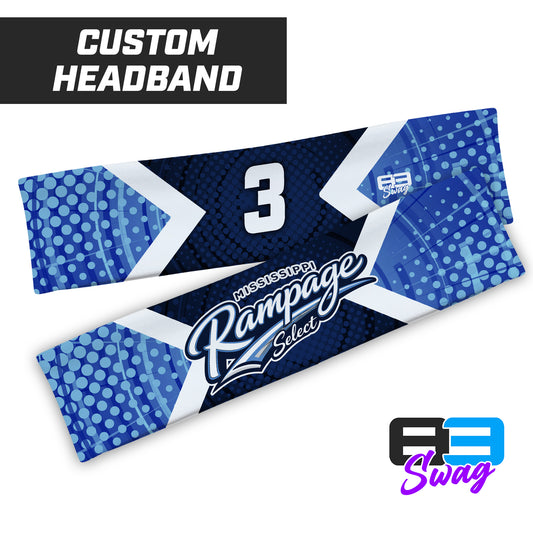 CUSTOM - Sports Headband - Mississippi Rampage Select Softball