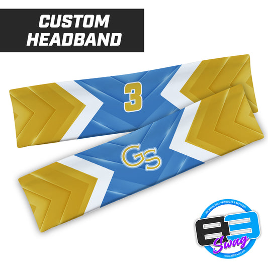 Golden Spikes Baseball - Headband