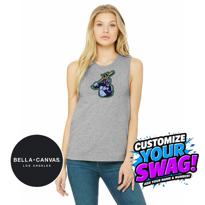 Bella + Canvas B6003 Women's Jersey Muscle Tank - OBP Gorilla Kings