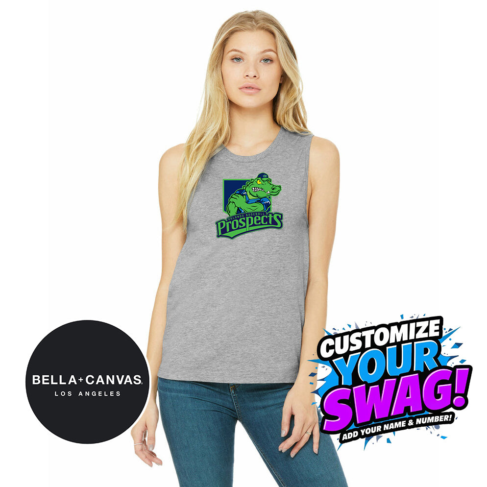 Bella + Canvas B6003 Women's Jersey Muscle Tank - OBP Swamp Kings
