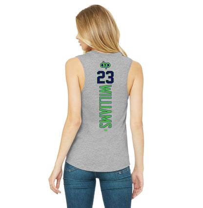 Bella + Canvas B6003 Women's Jersey Muscle Tank - OBP War Hogs