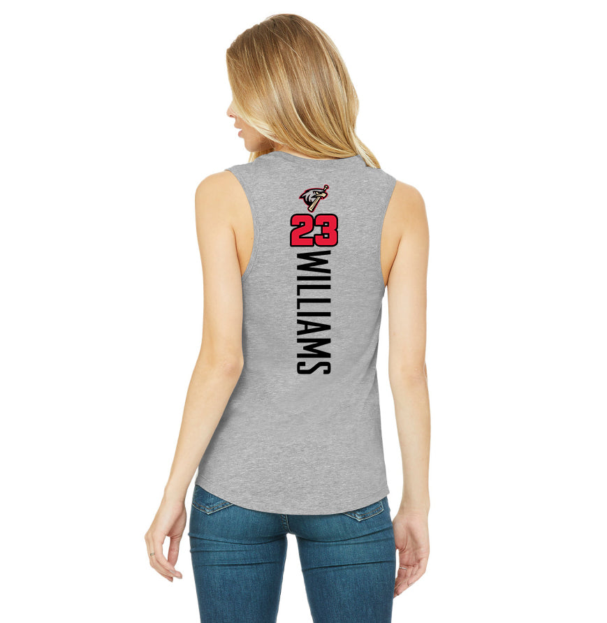 Bella + Canvas B6003 Women's Jersey Muscle Tank - MSA Redtails Baseball