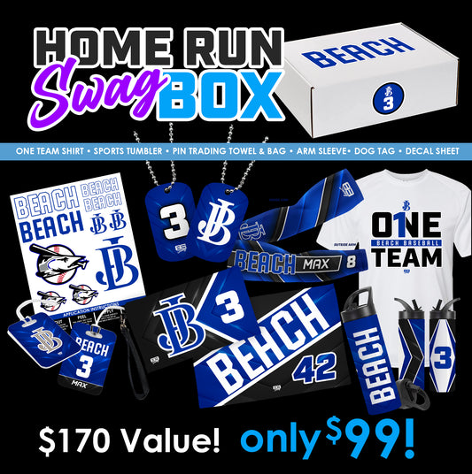 Jax Beach Baseball - 11u TEAM VERSION - SWAG BOX- The Ultimate End Of The Season Player Gift!