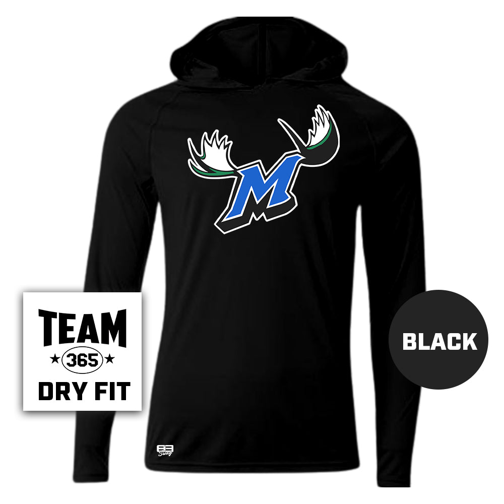 Lightweight Performance Hoodie - Connecticut Moose Baseball V2