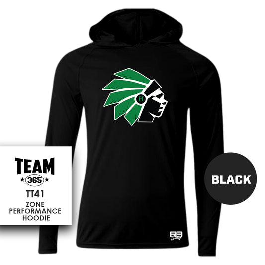 Hopatcong Warriors 2024 Edition - Lightweight Performance Hoodie - MULTIPLE COLORS
