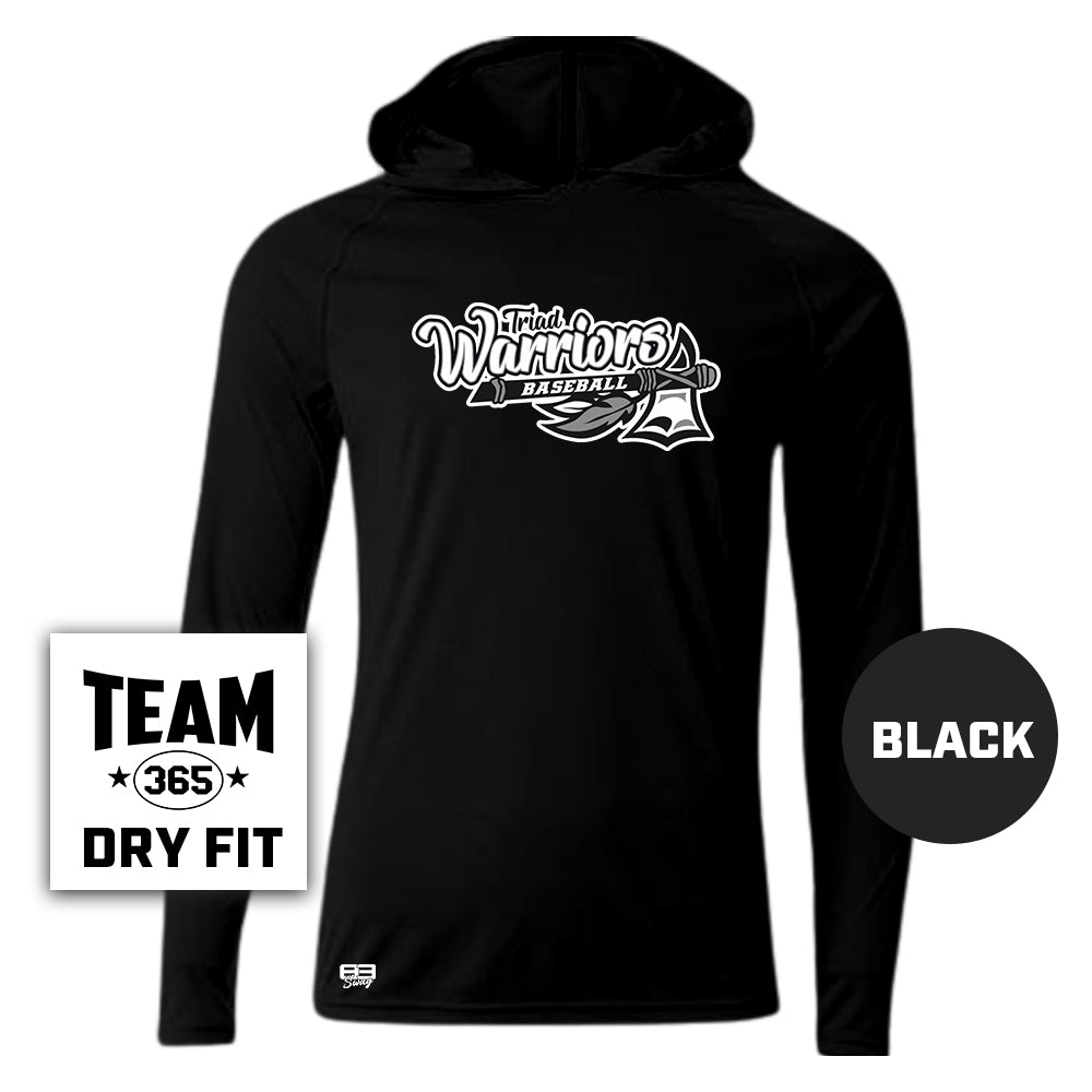 Lightweight Performance Hoodie - Triad Warriors Baseball