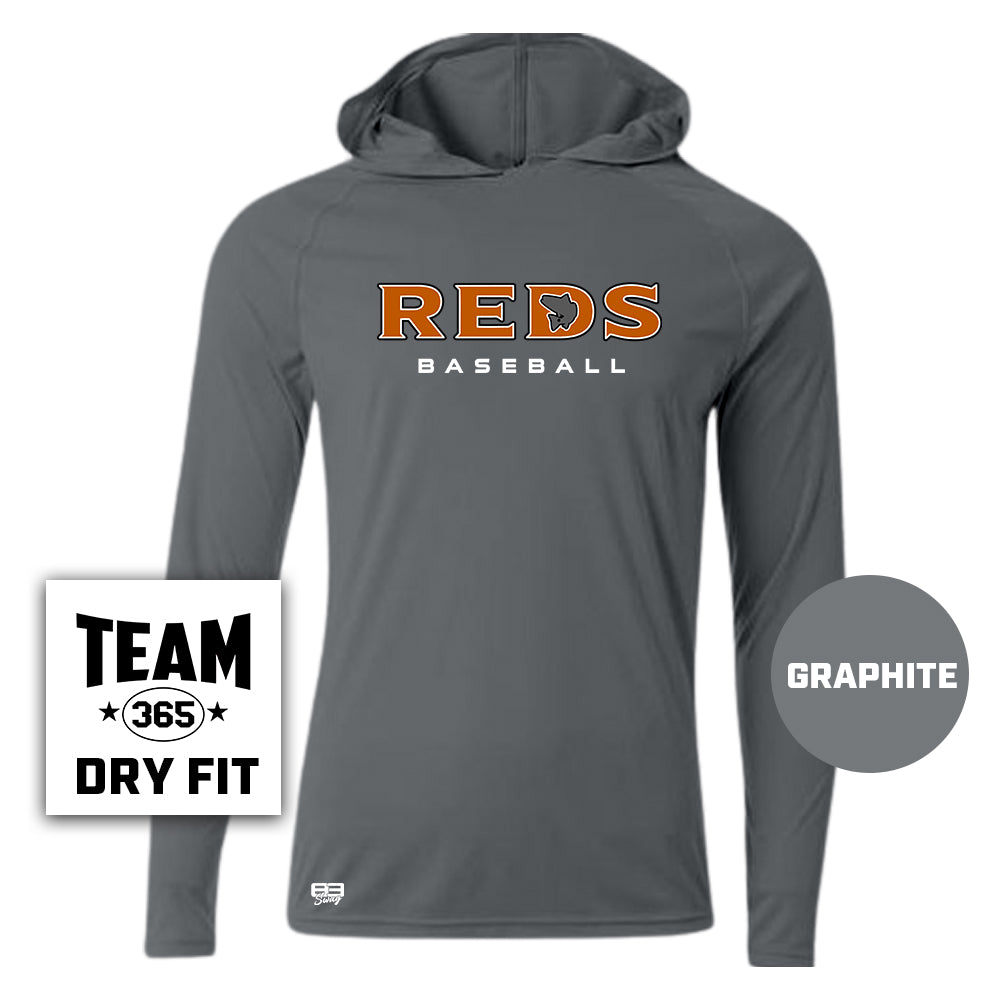 Lightweight Performance Hoodie - ANCIENT CITY REDS V2