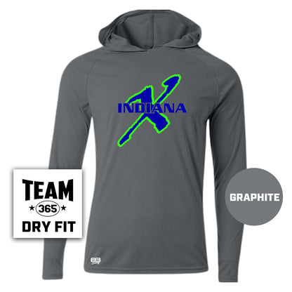 Lightweight Performance Hoodie - Indiana Xtreme Softball V2