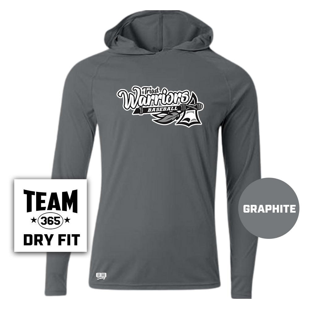 Lightweight Performance Hoodie - Triad Warriors Baseball