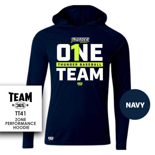 PVAA Thunder LIMITED EDITION "ONE TEAM" - Lightweight Performance Hoodie - MULTIPLE COLORS