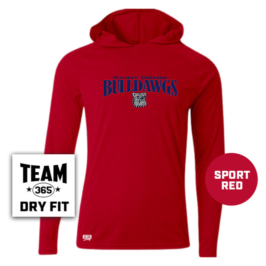 Lightweight Performance Hoodie - St. Denis Bulldawgs V1