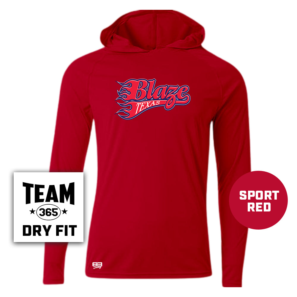 Lightweight Performance Hoodie - Texas Blaze Softball