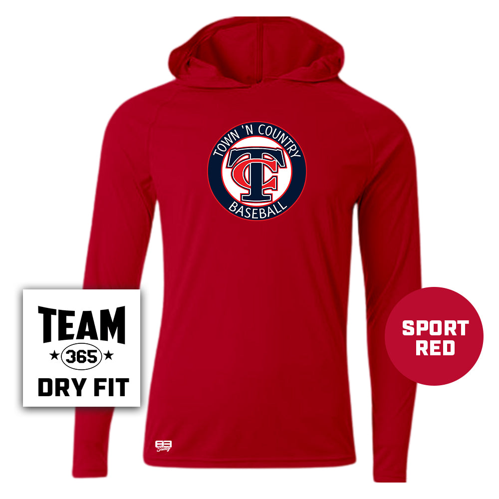 Lightweight Performance Hoodie - Town N Country Baseball V2