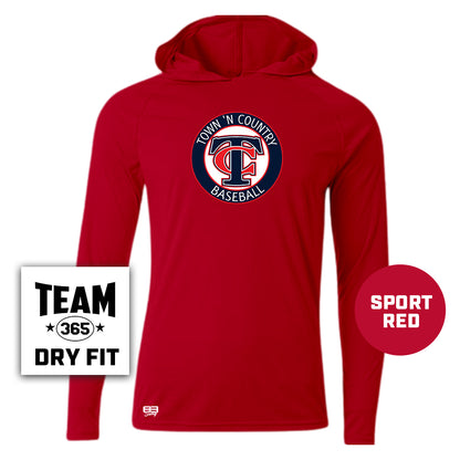 Lightweight Performance Hoodie - Town N Country Baseball V2