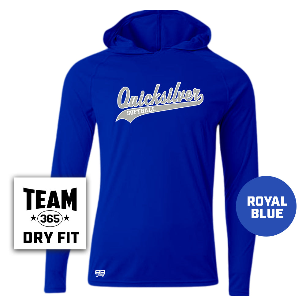 Lightweight Performance Hoodie - Quicksilver Softball