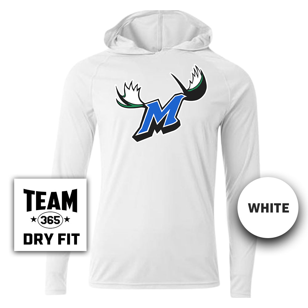 Lightweight Performance Hoodie - Connecticut Moose Baseball V2