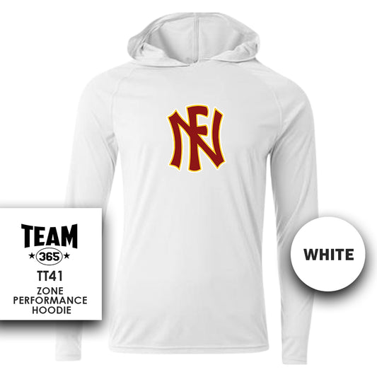 North Florida Tribe - LOGO 2 - Lightweight Performance Hoodie - MULTIPLE COLORS