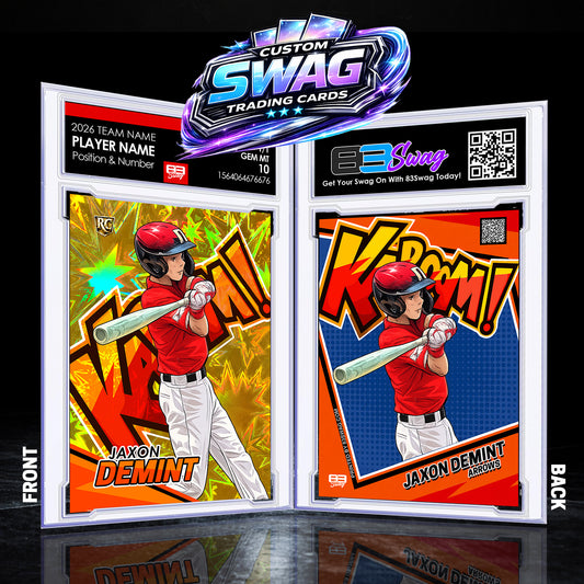 KABOOM GOLD Custom Trading Card w/Slab!