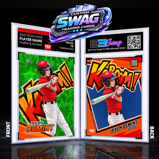 KABOOM GREEN Custom Trading Card w/Slab!