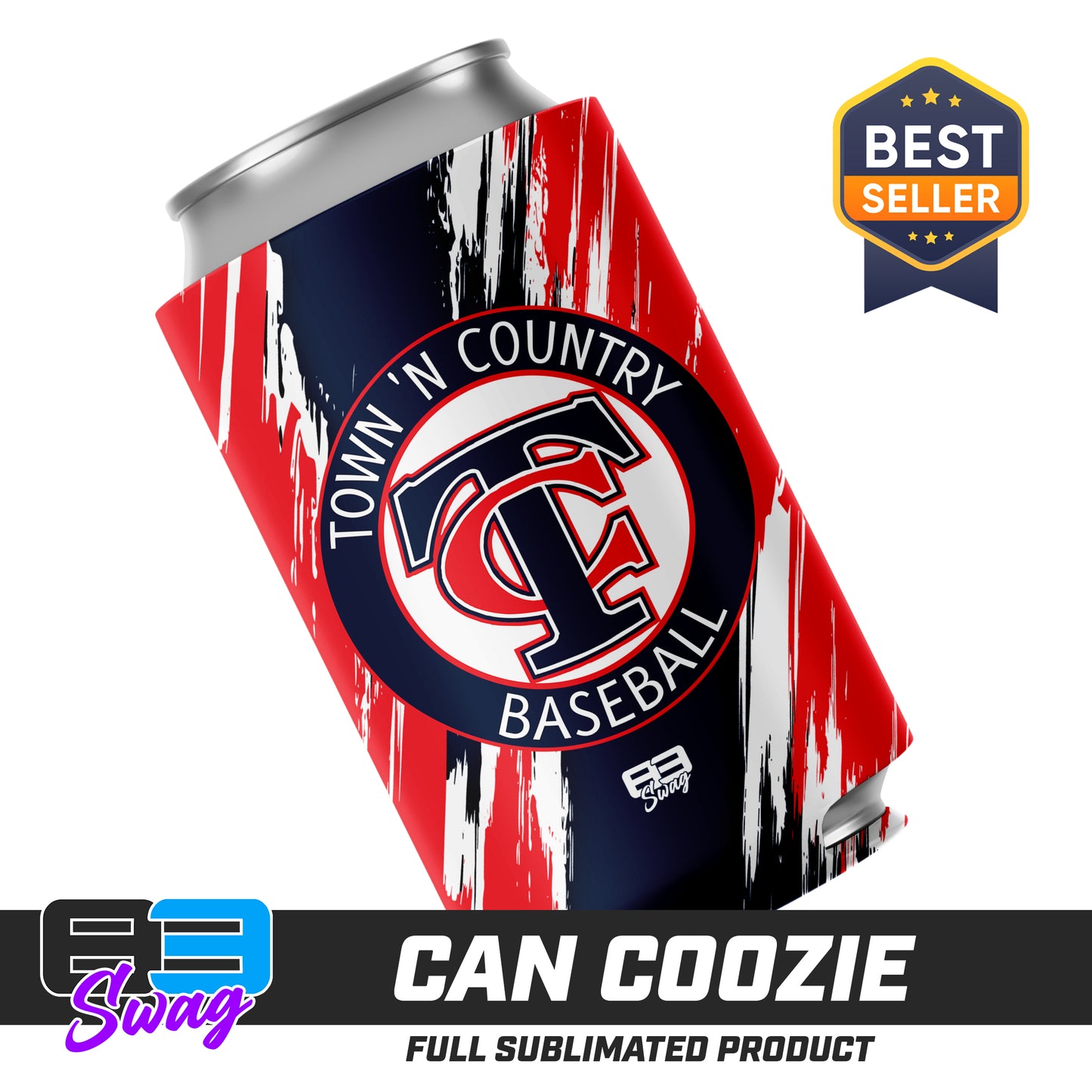 Can Coozie - Town N Country Baseball