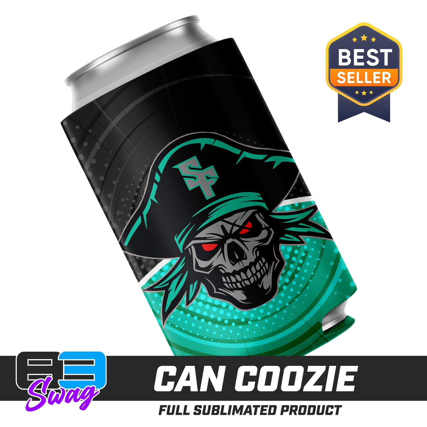 CUSTOM - Can Coozie - South Florida Pirates