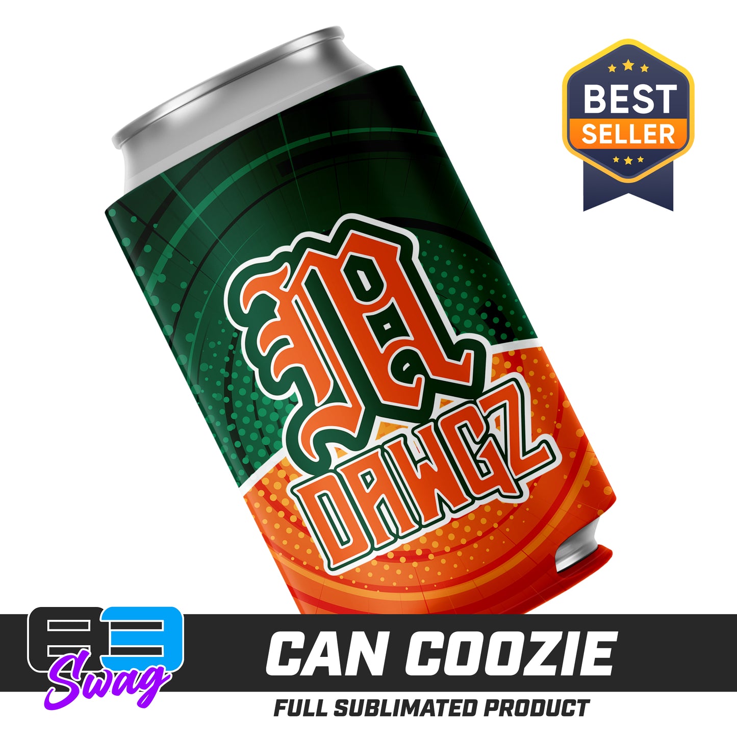 CUSTOM - Can Coozie - Miami Metro Dawgz