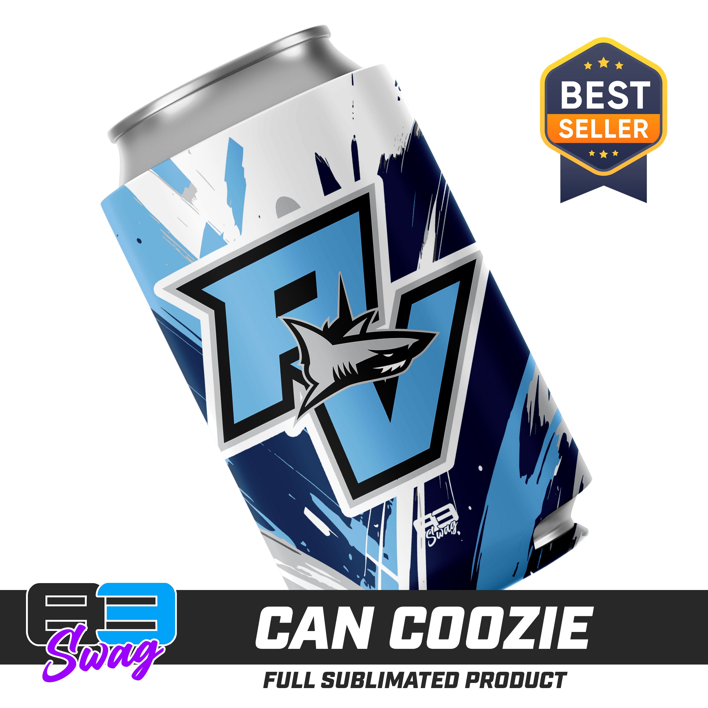 Can Coozie - Ponte Vedra Sharks Baseball 2026 Version – 83Swag