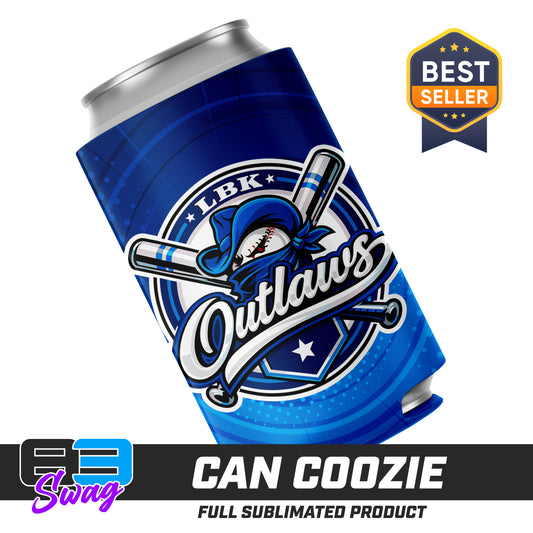 CUSTOM - Can Coozie - LBK Outlaws Baseball