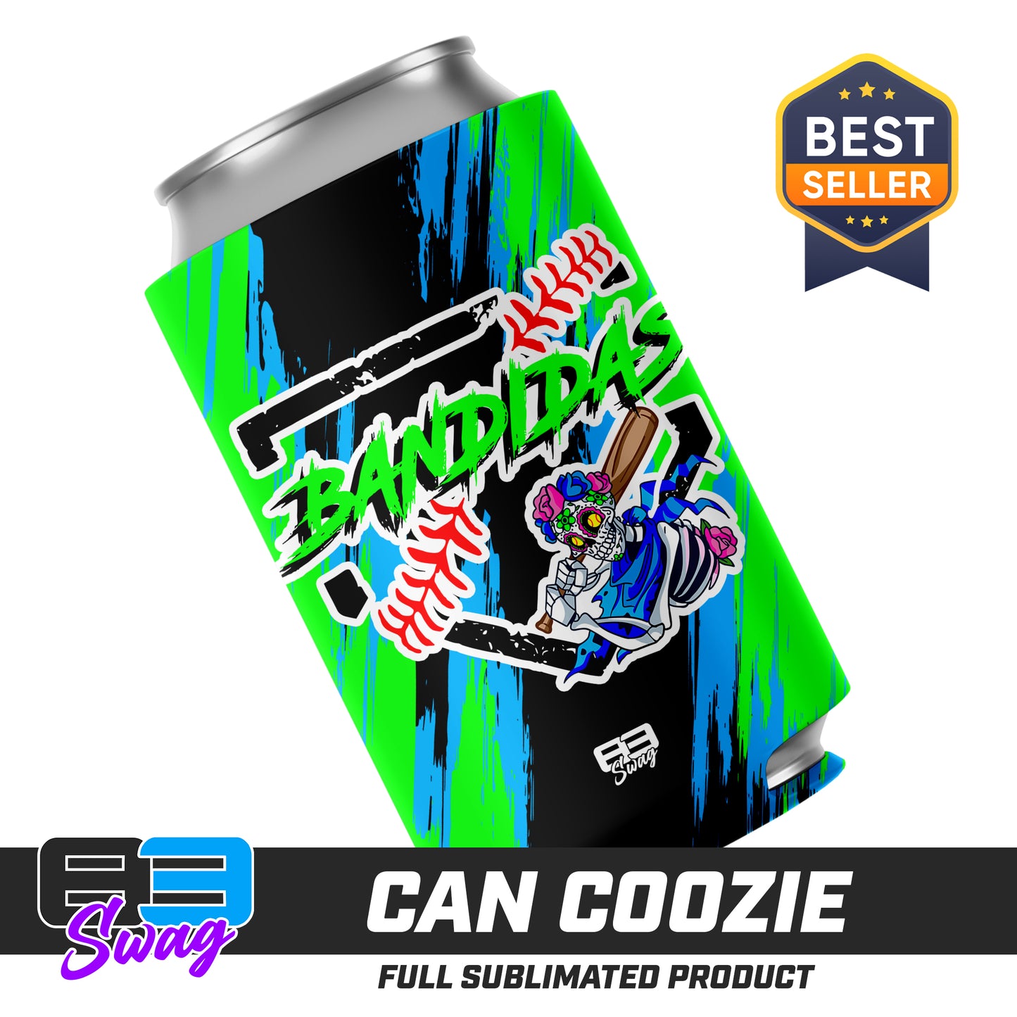 Can Coozie - Baker Bandidas Softball