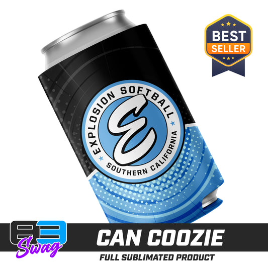 CUSTOM - Can Coozie - Explosion Softball