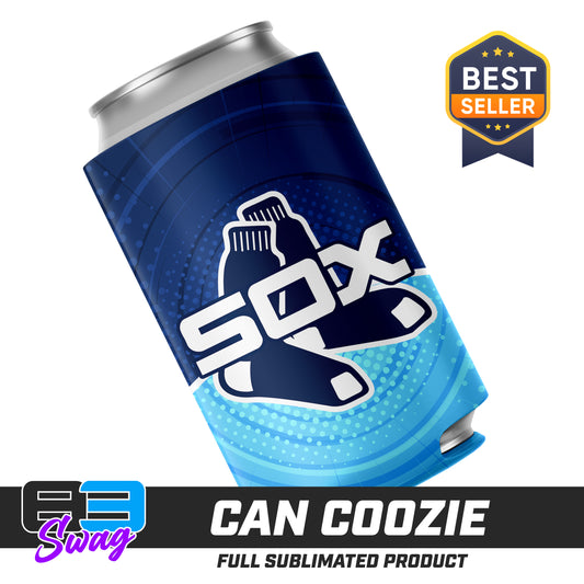 CUSTOM - Can Coozie - Blue Sox Baseball