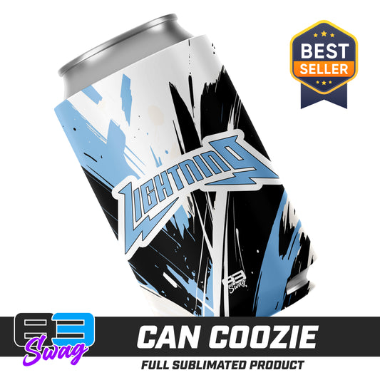 Can Coozie - Lightning Baseball