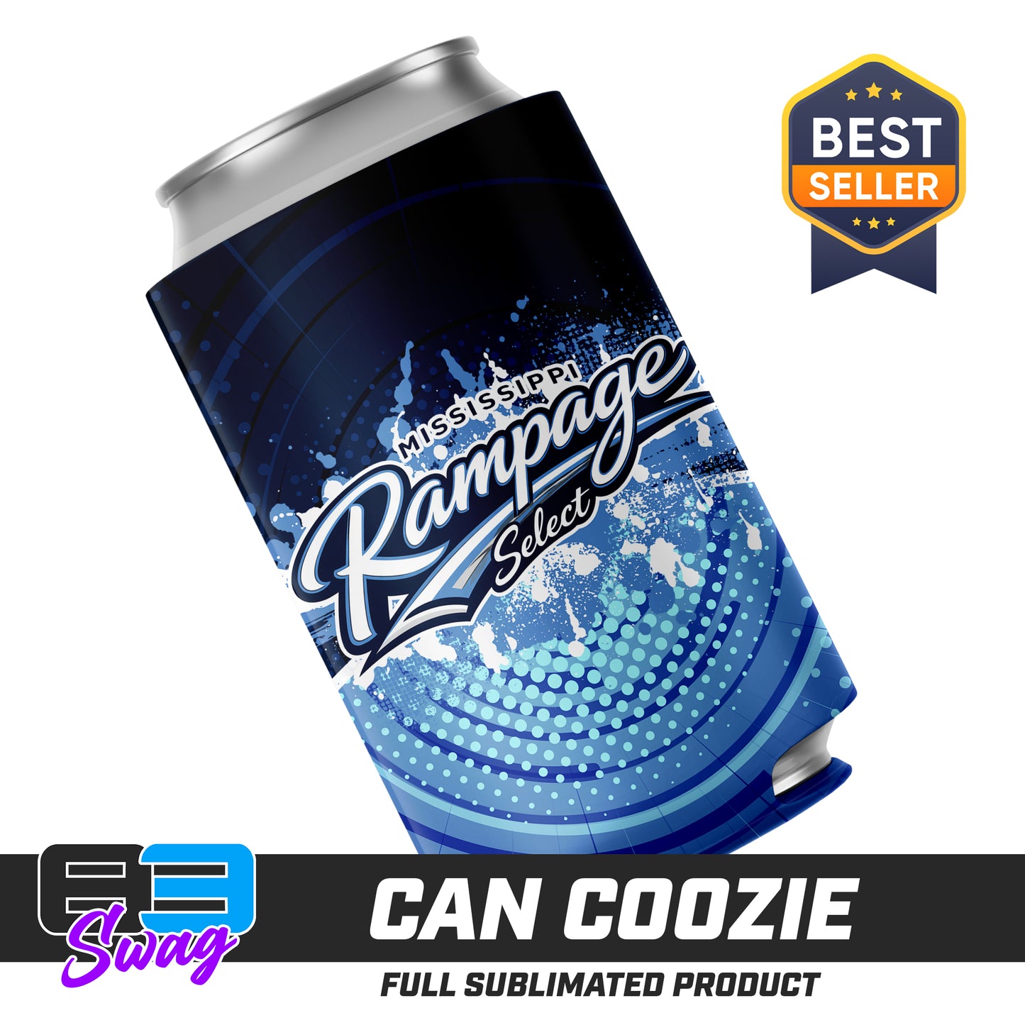CUSTOM - Can Coozie - Mississippi Rampage Select Softball