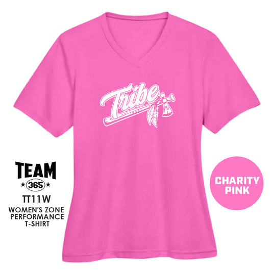 North Florida Tribe - LOGO 1 - CHARITY PINK - Cool & Dry Performance Women's Shirt