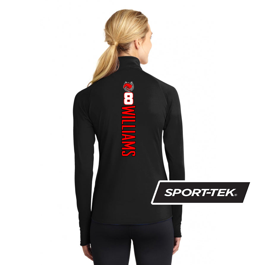 Sport-Tek Women's Sport-Wick Stretch 1-2-Zip Pullover - Stillwater Hockey
