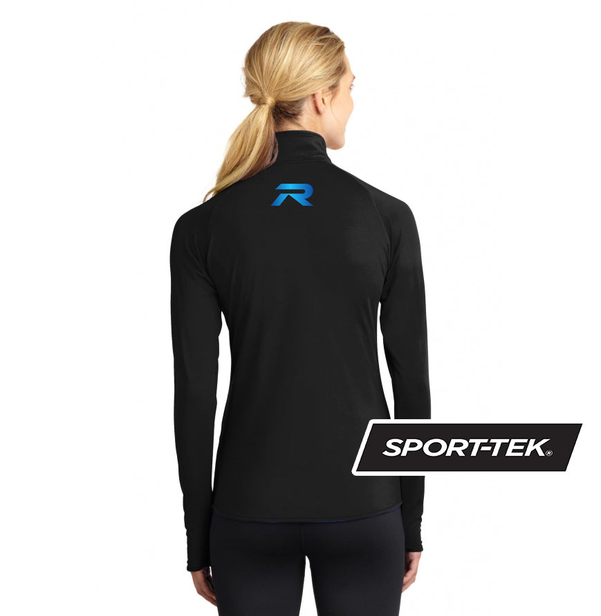 Sport-Tek Women's Sport-Wick Stretch 1-2-Zip Pullover - R Software & Consulting