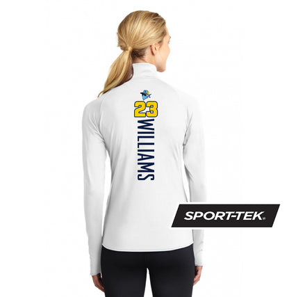 Sport-Tek Women's Sport-Wick Stretch 1-2-Zip Pullover - Bold City Bandits Baseball