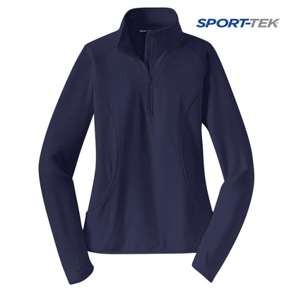 DIY - Sport-Tek Women's Sport-Wick Stretch 1-2-Zip Pullover