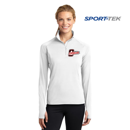 Sport-Tek Women's Sport-Wick Stretch 1-2-Zip Pullover - Oviedo Extreme Softball