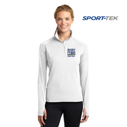 Sport-Tek Women's Sport-Wick Stretch 1-2-Zip Pullover - Avery Cubs