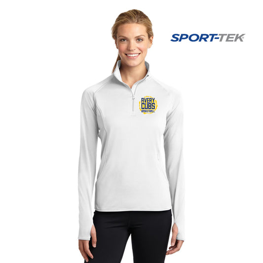 Sport-Tek Women's Sport-Wick Stretch 1-2-Zip Pullover - Avery Cubs