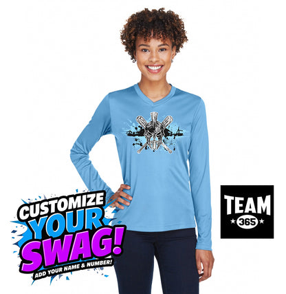 Team 365 TT11WL Women's Zone Performance Long-Sleeve T-Shirt - St. Johns Titans Baseball